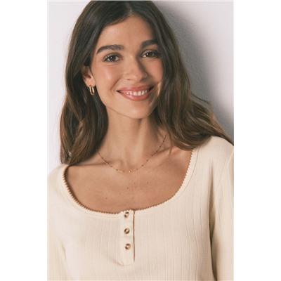 Pijama largo algodón estampado flores amarillo