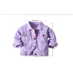 Джинсовая куртка для мальчиков и девочек