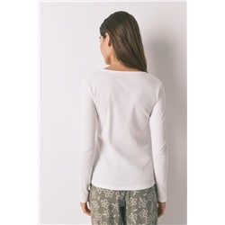 Camiseta panadera algodón blanco