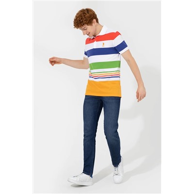 Erkek Koyu Sarı Polo Yaka Tişört