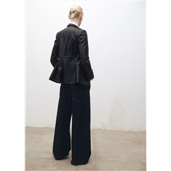 Tejano wideleg tiro bajo rinse wash