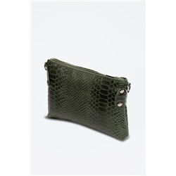Bandolera de piel Savina Verde