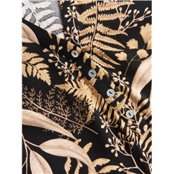 Gemusterte Viskosebluse