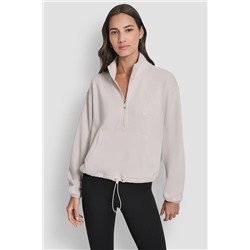 HALF ZIP LOGO PULLOVER