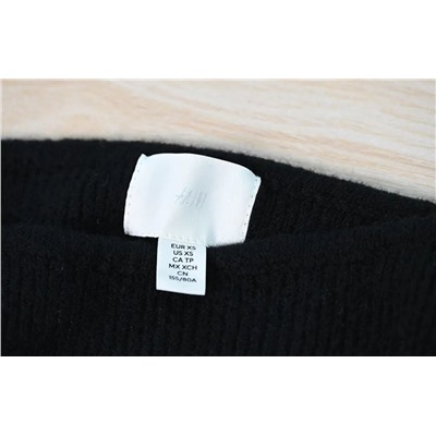 Черное винтажное вязаное платье-свитер  Н*М