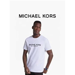 Футболка из хлопка с принтом М КОР*С