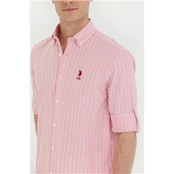 Erkek Somon Uzun Kollu Gömlek