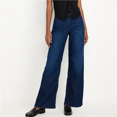High-Waisted Wow Wide-Leg Jeans