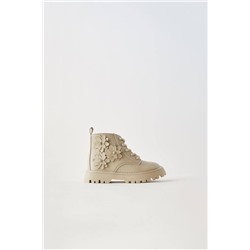 ZARA  😍 официальный сайт⚡️ стильные осенние ботинки для маленьких модниц , скидка 50🛍    ✅Цвет: на фото     ✅Материал: pu