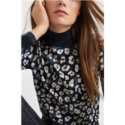 Jersey punto animal print