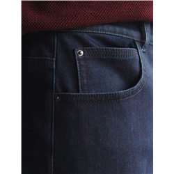 Джинсы утепленные прямые из эластичного денима с мягким флисом