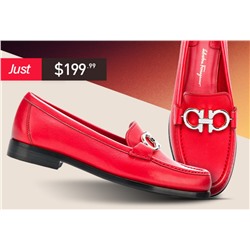 SALVATORE FERRAGAMO Ladies Gancini Moccasin