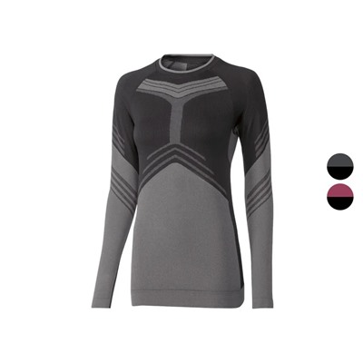 CRIVIT® Damen Funktionsunterhemd, mit Thermo-Knit-Zonen
