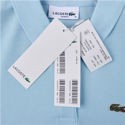 Женское спортивное платье поло 2 цвета ЛАКОСТ*Е