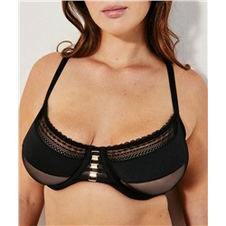 Sujetador corbeille de microfibra