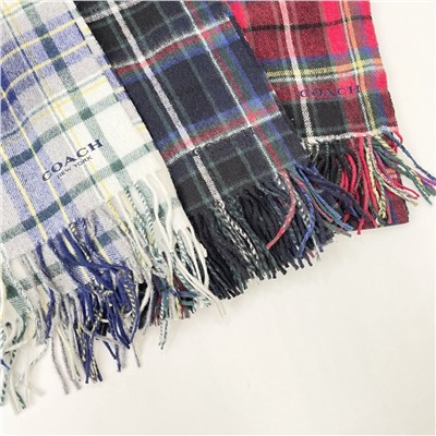 Женский тёплый шерстяной шарф КОУ*Ч