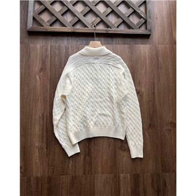 Женский трикотажный свитер с отложным воротником  Hacket*t Londo*n