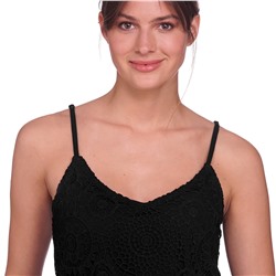 Damen Top mit Häkelspitze