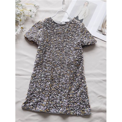 Праздничное платье в пайетках для девочек