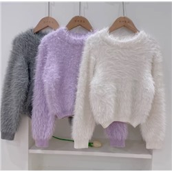 Пушистая кофточка для девочек