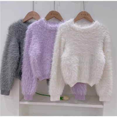 Пушистая кофточка для девочек