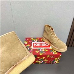 Ботинки на шнуровке Kenz*o 🤍  Реплика  Модель унисекс