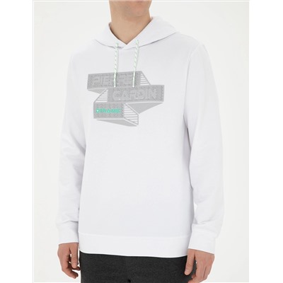 Beyaz Regular Fit Sweatshirt