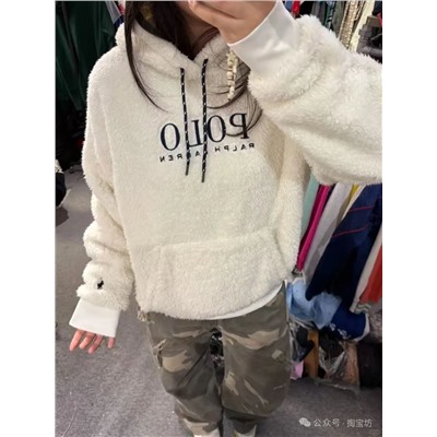 Теплая плюшевая толстовка унисекс с вышивкой РАЛЬ*Ф Л