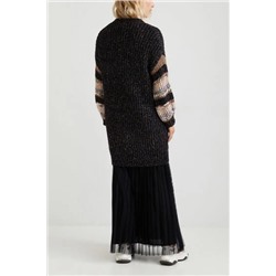 Chaqueta abierta punto grueso