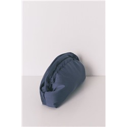 Neceser azul satén cierre sobre