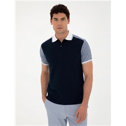 Lacivert Slim Fit Tişört