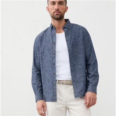 Slim-Fit Softwash Cotton Shirt