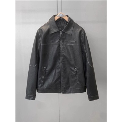 Мужская кожаная куртка, экспорт  Коллекция весна/осень 2025 г  ГЕС*С