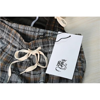 Женские универсальные повседневные брюки в клетку