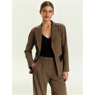 Жакет приталенного кроя, ML871/samba