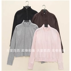 Женский пуловер с высоким горлом на молнии ТОММИ ХИЛФИГЕ*Р