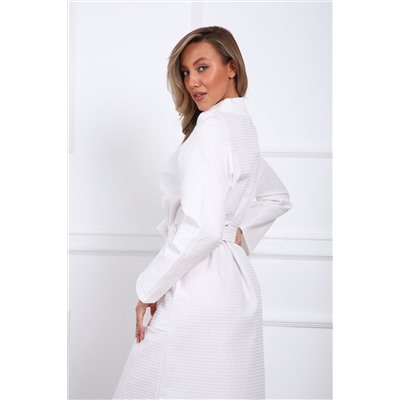 Халат вафельный женский