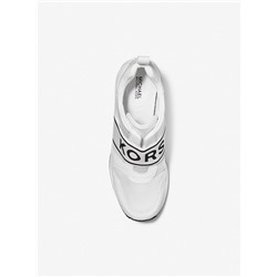 MICHAEL MICHAEL KORS Maven Mixed-Media Slip-On Trainer