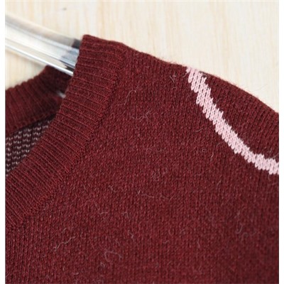 Женский свободный жаккардовый свитер