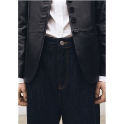 Tejano wideleg tiro bajo rinse wash