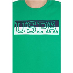 Erkek Yeşil Bisiklet Yaka Tişört