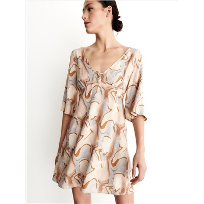 Bedrucktes Minikleid