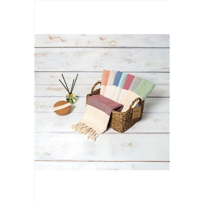 Kyver Peşkir Balıksırtı %100 Pamuk, El, Baş, Banyo, Misafir, Havuz, Plaj, Hamam, Spa Havlusu 45x90 Cm
