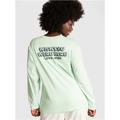 Campus Cotton Long-Sleeve Tee