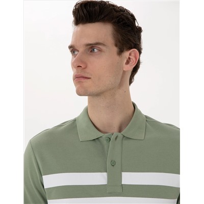 Yeşil Slim Fit Tişört
