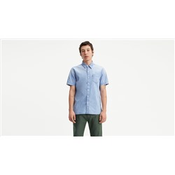 Short Sleeve Sunset One Pocket Shirt