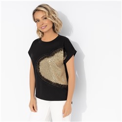 Футболка нарядная, Яркий период (black)