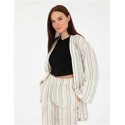 Ekru Comfort Fit Tunik