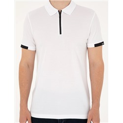 Beyaz Slim Fit Tişört