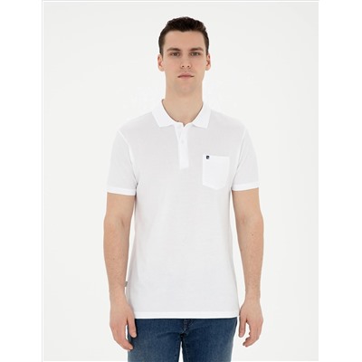 Beyaz Regular Fit Basic Tişört
